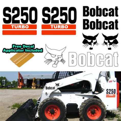 skid steer wall decals|bobcat equipment decals.